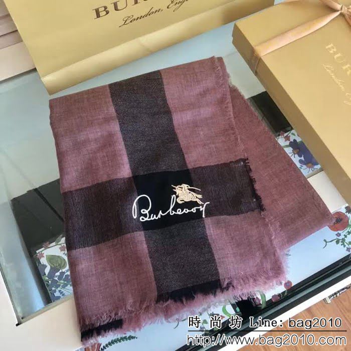 BURBERRY巴寶莉爆款 blingbling名媛風格羊絨圍巾 LLWJ6834